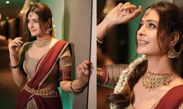 ట్రెడిషనల్ లుక్తో కట్టిపడేస్తున్న పాయల్ రాజ్పుత్!